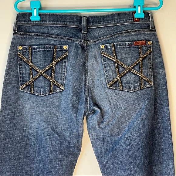 7 For All Mankind Bootcut Jean Size 29 - Picture 1 of 14